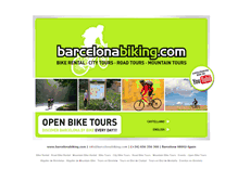 Tablet Screenshot of barcelonabiking.com